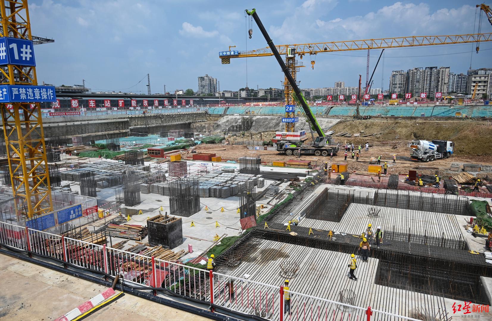 火車北站擴能改造進入二階段施工，商貿(mào)大道下穿隧道預(yù)計年內(nèi)通車